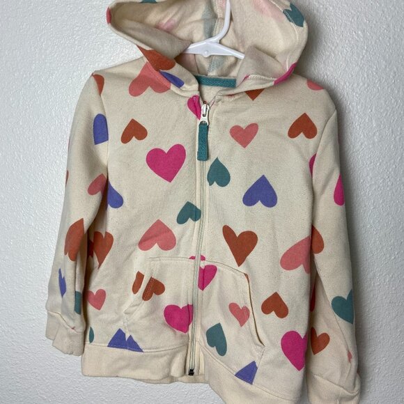 Girl's Cat & Jack Zip Up Hooded Sweatshirt. SizeXS ( 4/5). - Picture 1 of 5